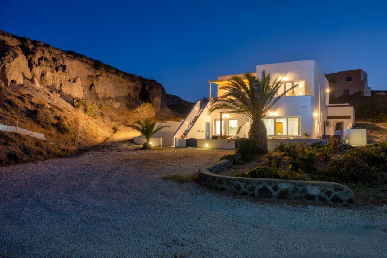 Peaceful Seafront Retreat In Santorini -Sonus Mare Beach Houses Vourvoulos Экстерьер фото