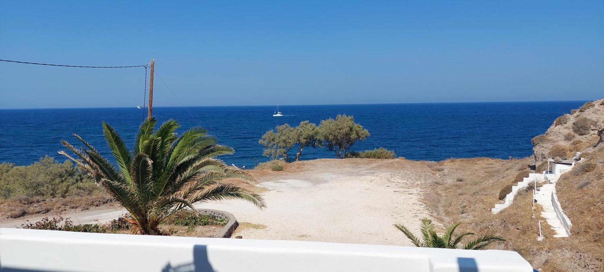 Peaceful Seafront Retreat In Santorini -Sonus Mare Beach Houses Vourvoulos Экстерьер фото