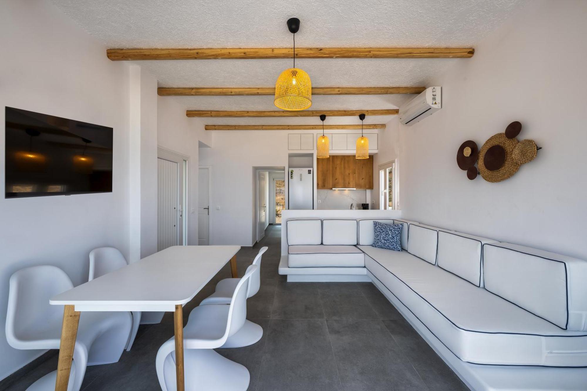 Peaceful Seafront Retreat In Santorini -Sonus Mare Beach Houses Vourvoulos Экстерьер фото